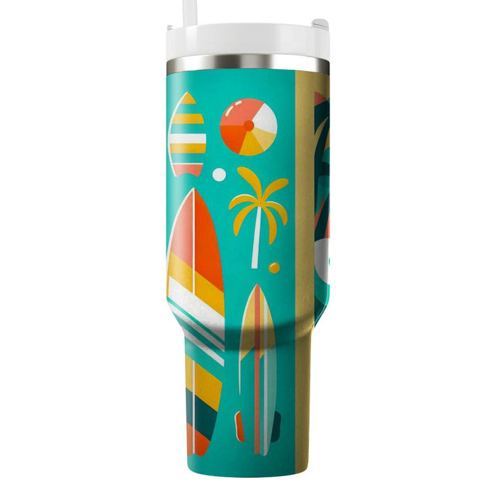 Colorful Surf Vibes  Insulated Tumblers