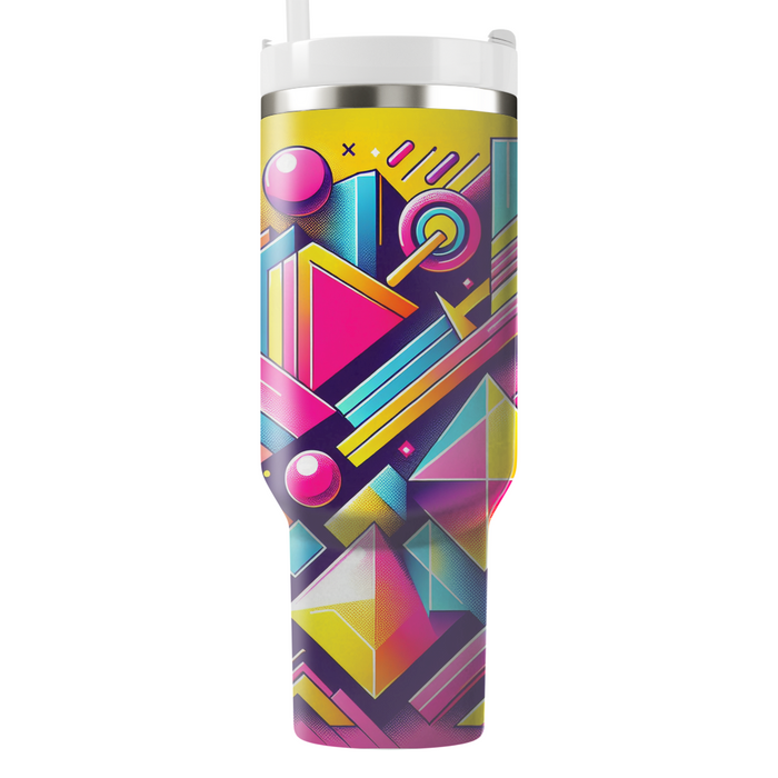 Vivid 80s Retro Style  Tumbler Cups