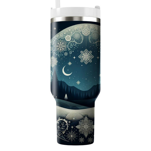 Winter Frostbite Fantasy  Unique Tumblers