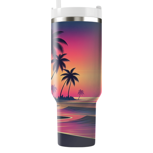 Summer Sunset Bliss  Tumblers With Lids