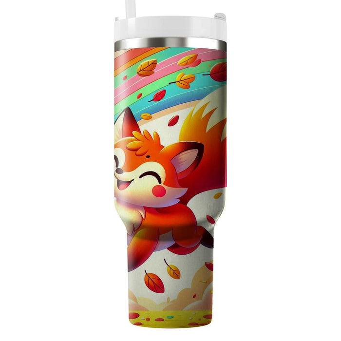 Whimsical Fox Dance  Custom Tumblers