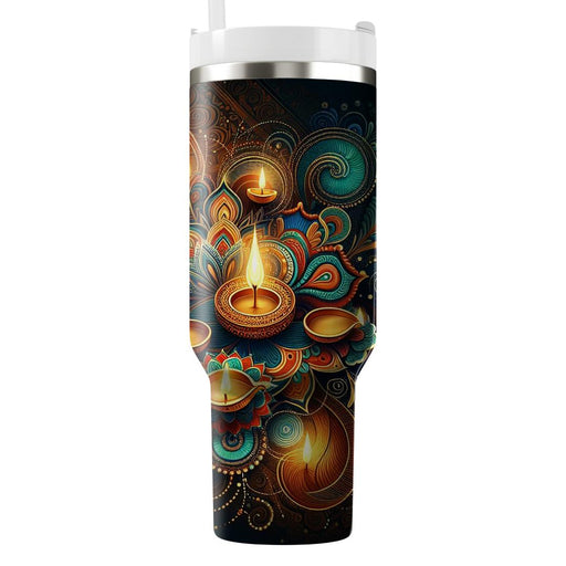 Festival Of Lightwaves - Diwali Celebration  Personalized Tumblers