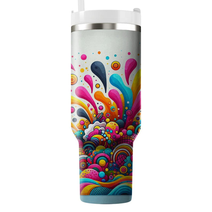 Carnival Mosaic - Festival Of Colors  Custom Tumblers