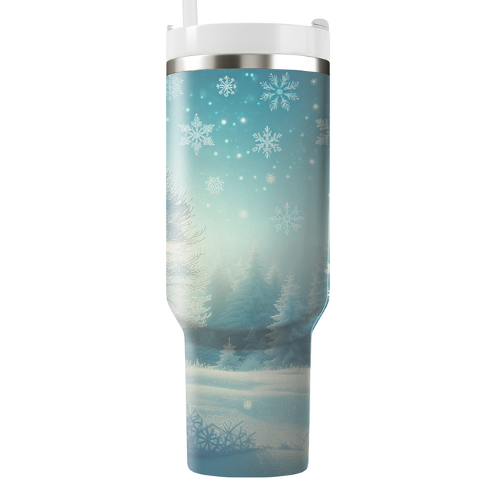 Winter Frosted Wonderland  Tumbler Cups