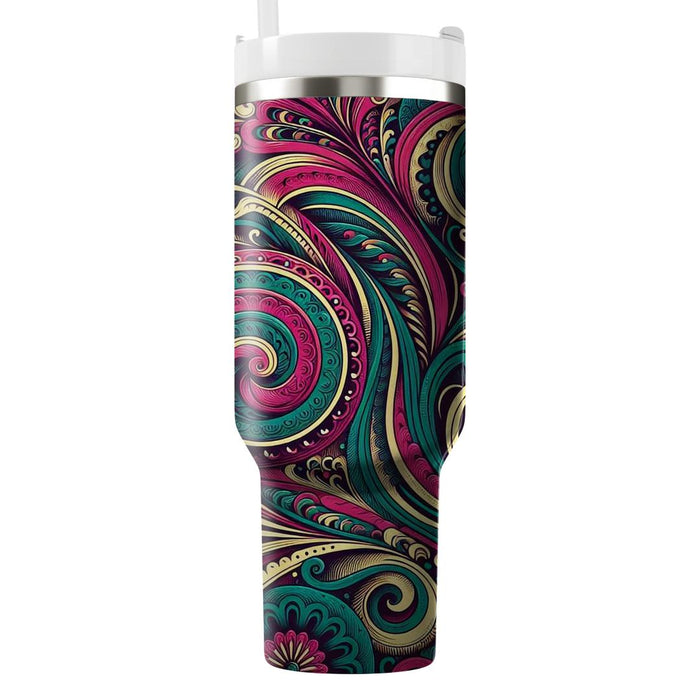 Paisley Groove  Unique Tumblers