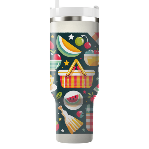 Sunny Picnic Vibes Travel Tumblers