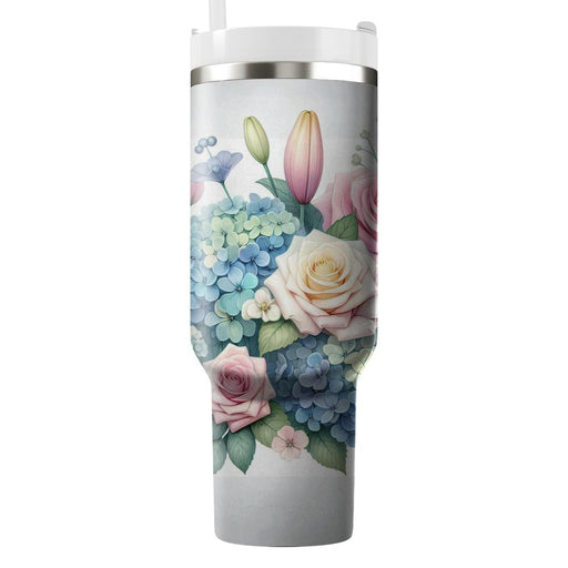 Watercolor Floral Fantasy  Insulated Tumblers