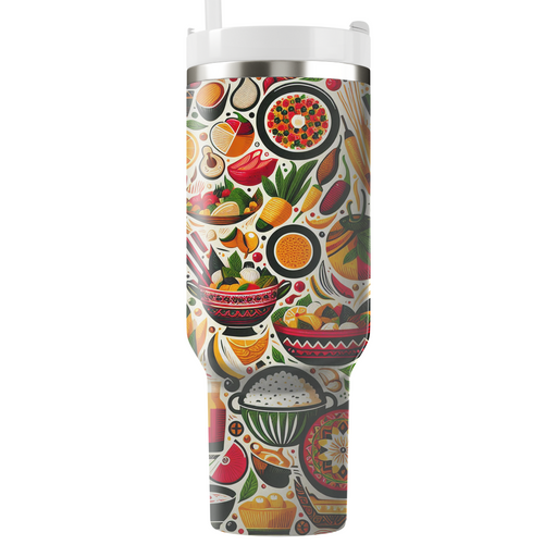 Flavors Of The World - International Cuisine Day  Decorative Tumblers