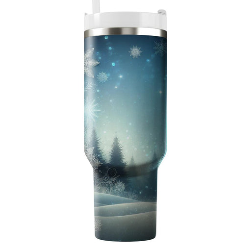 Winter Snowflake Bliss  Insulated Tumblers