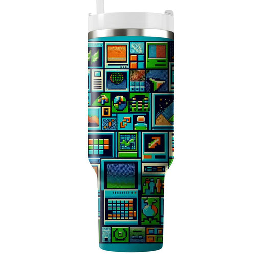 Retro Computer Dreams  Tumblers For Gifts