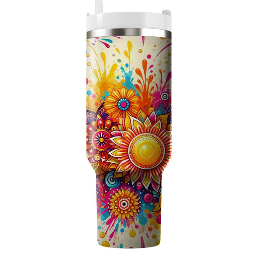 Sunkissed Joy - A Summer Festival  Personalized Tumblers