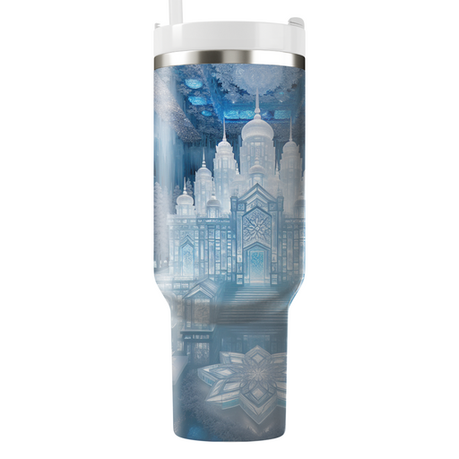 Winter Ice Palace  Tumblers With Lids