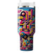 Funky Retro Mosaic  Travel Tumblers