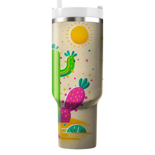 Cactus Groove  Tumblers With Lids