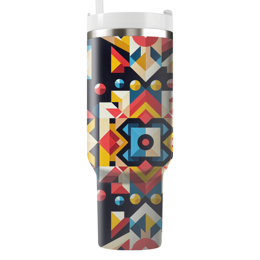 Geometric Kaleidoscope  Tumbler Cups