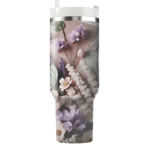 Gentle Floral Whispers  Custom Tumblers