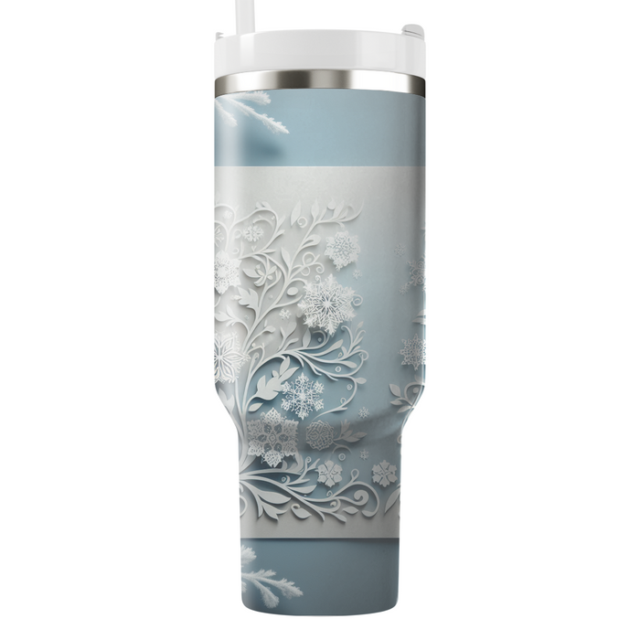 Winter Crystal Wonderland  Personalized Tumblers