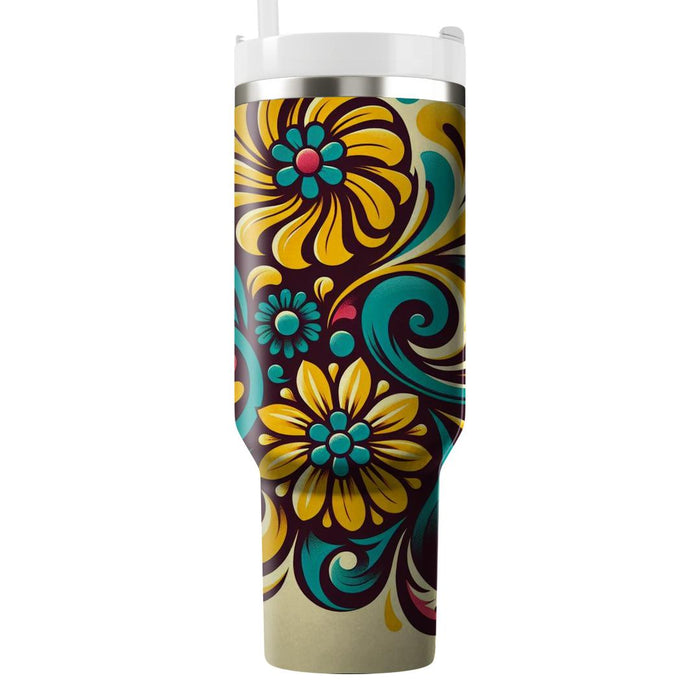 Woodstock Floral Dream  Unique Tumblers