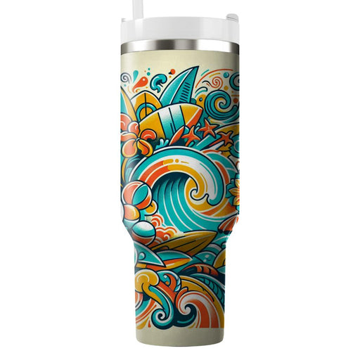 Waves Of Harmony - Surf Festival  Tumblers For Gifts