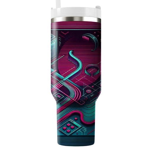 Futuristic Neon  Tumblers With Lids