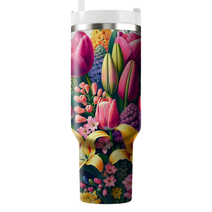 Fresh Floral Bouquet  Tumblers For Gifts