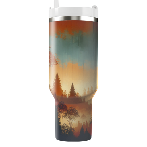 Autumn Twilight Woods  Custom Tumblers