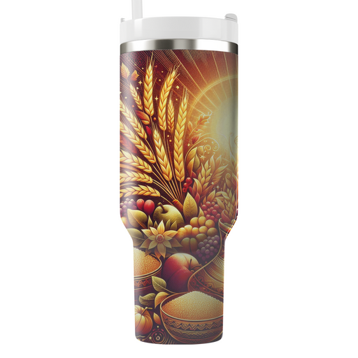 Fusion Of Harvest Festivals Tumblers With Lids