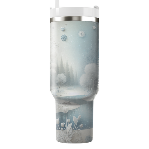 Winter Serene Forest  Custom Tumblers