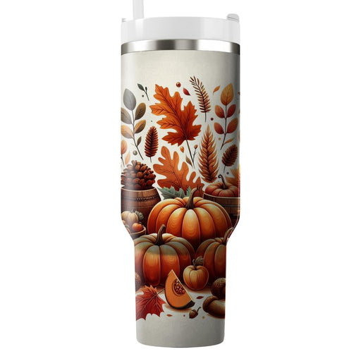 Autumn Serenade - A Thanksgiving Festival  Custom Tumblers