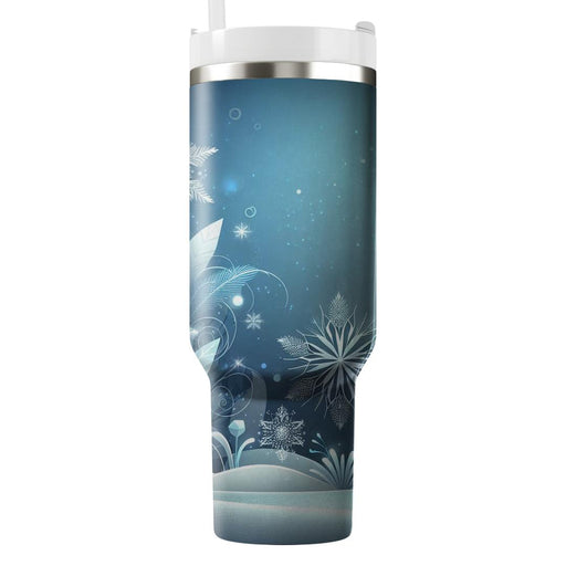 Whimsical Snowflakes  Custom Tumblers