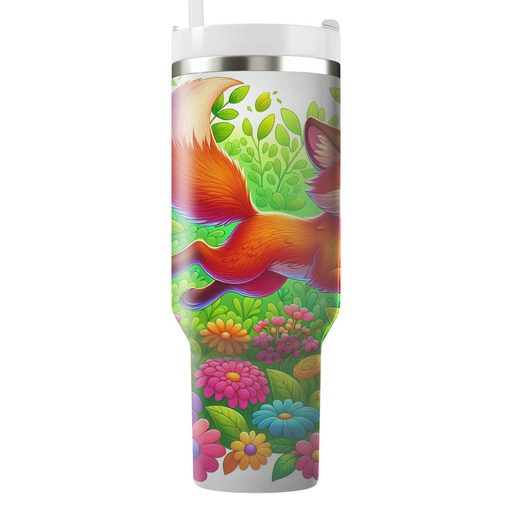 Whimsical Fox Garden Custom Tumblers