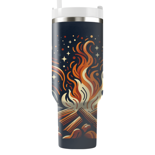 Autumn Bonfire  Travel Tumblers