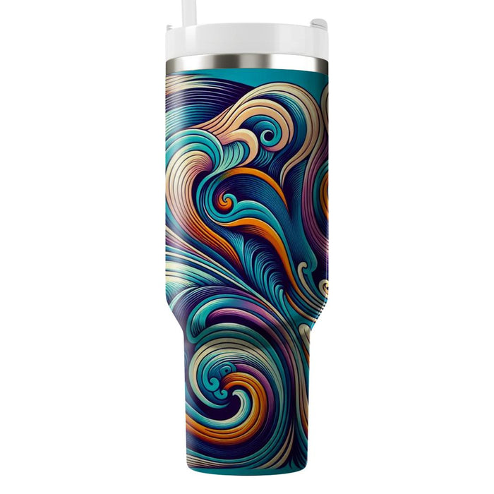  Wave Patterns  Tumblers With Lids