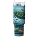 Vivid Sea Turtle Journey  Tumblers With Lids