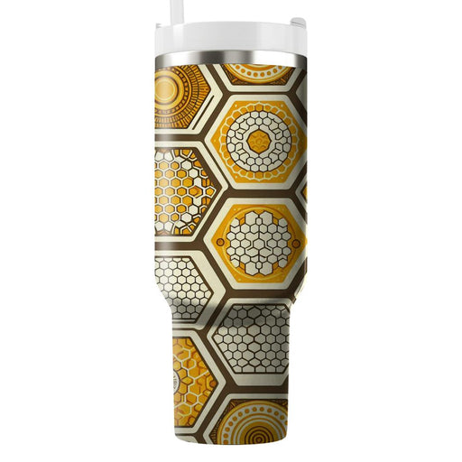 Honeycomb Harmony  Travel Tumblers