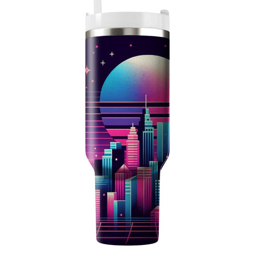 Synthwave Streets  Unique Tumblers