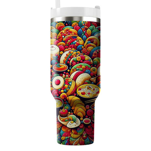 Fractal Feasts - A Gastronomy Festival  Personalized Tumblers