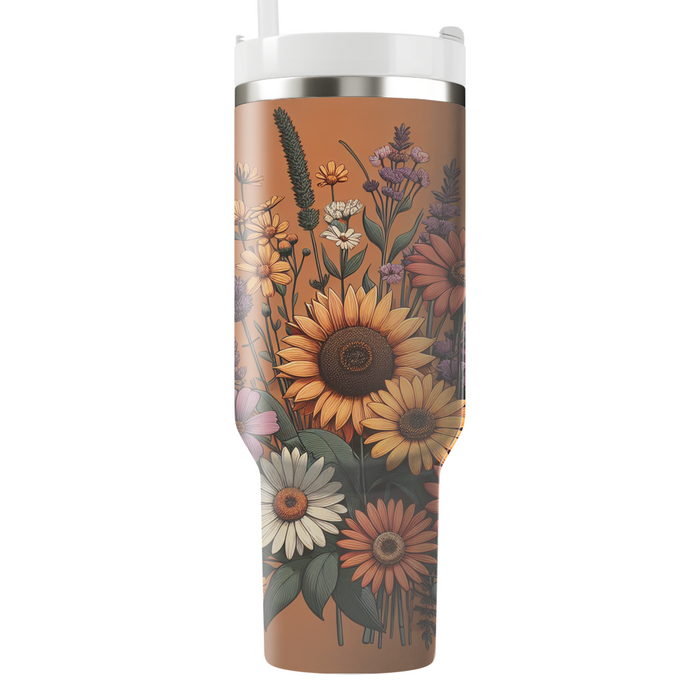 Boho Blossom Harmony  Custom Tumblers