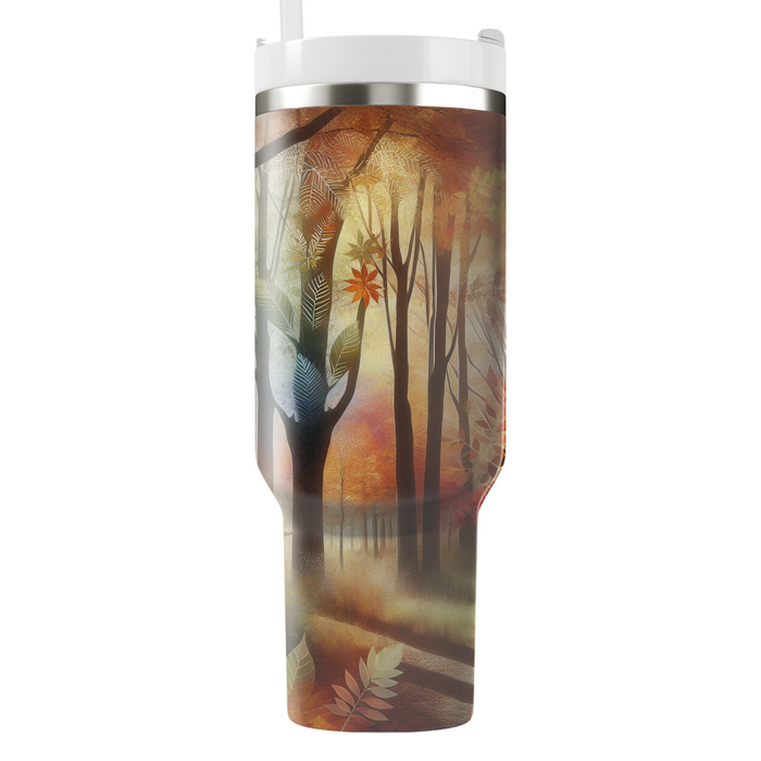 Autumn Nature Walk  Tumblers With Lids