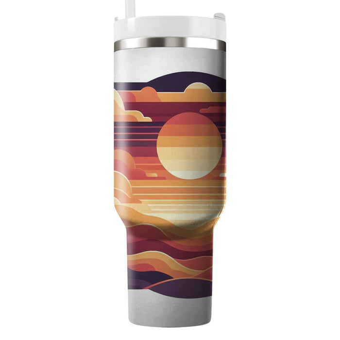 Sunset Dreamscape  Tumbler Cups