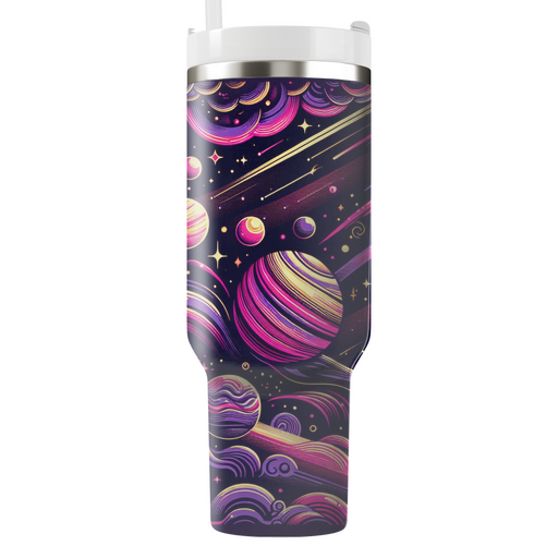 Galactic Retro  Tumbler Cups