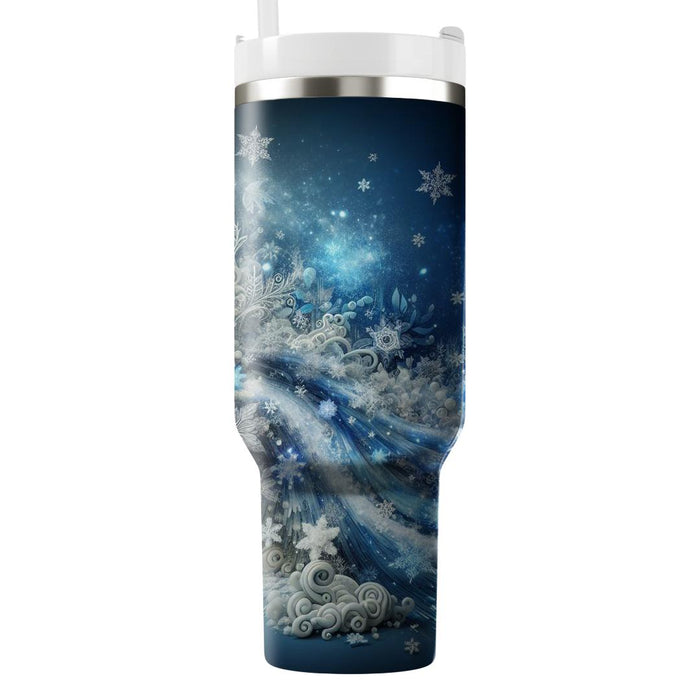 Winter Snowflake Dance  Tumblers For Gifts