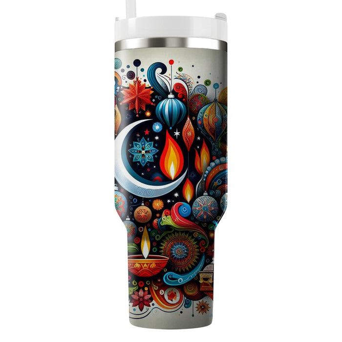 Unity In Diversity - A Global Festival Fusion  Custom Tumblers