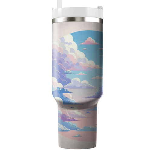 Whimsical Cloud Paradise  Tumbler Cups