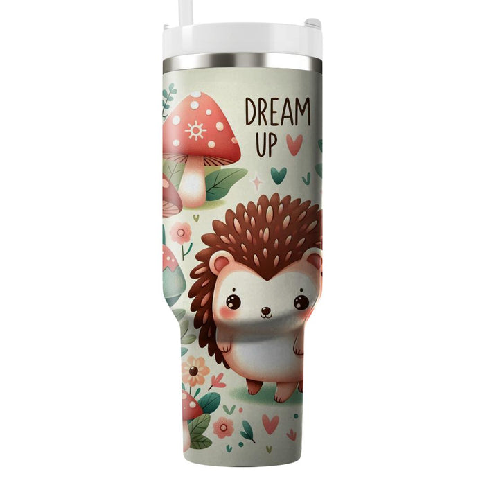 Whimsical Hedgehog Forest  Custom Tumblers