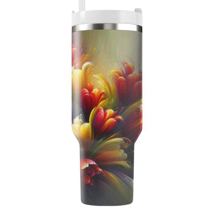 Vibrant Tulip Symphony  Custom Tumblers