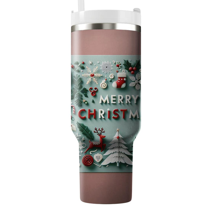 Whimsical Winter - Christmas Fantasy  Decorative Tumblers