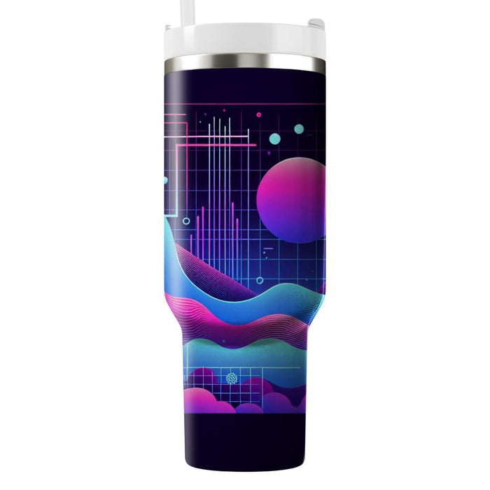 Futuristic Synthwave  Tumblers For Gifts