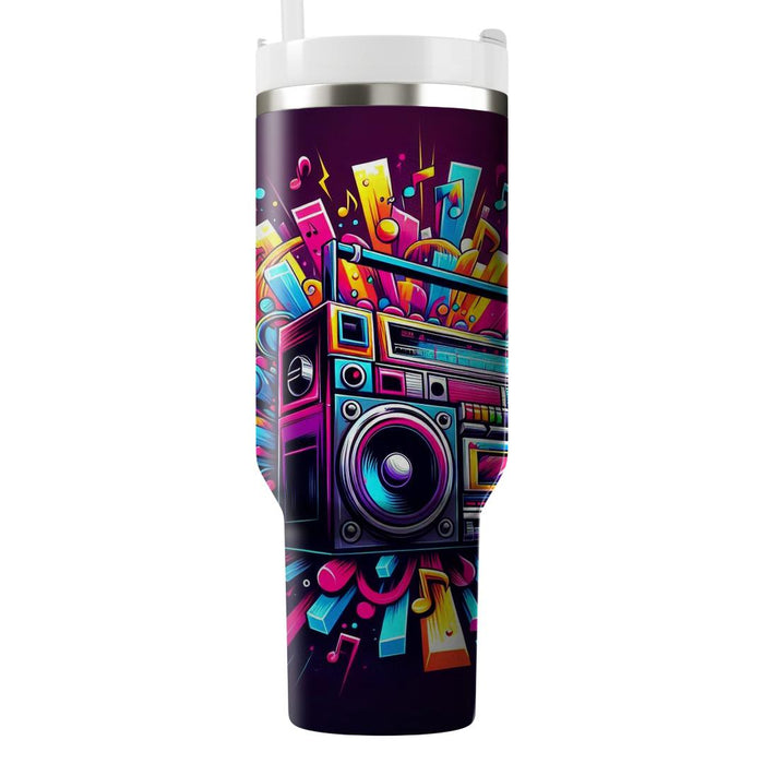 Boom Box Blast  Tumblers With Lids