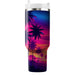 Retro Neon Landscape  Tumbler Cups